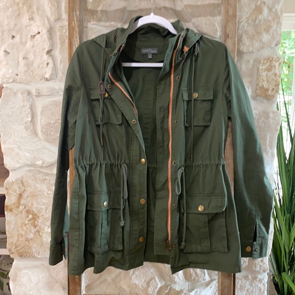 Army green jacket